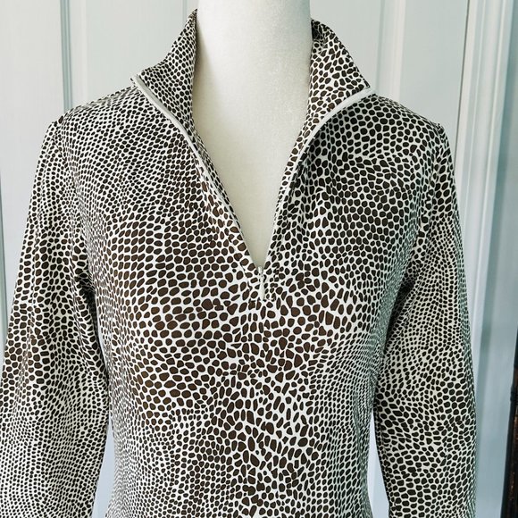 J. McLaughlin Bedford Dress in Leopard Print (size XS) - Picture 4 of 12